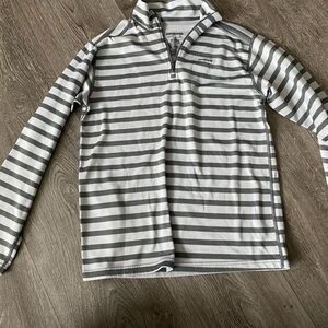 Patagonia Gray and White Activewear Shirt